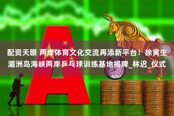 配资天眼 两岸体育文化交流再添新平台！徐寅生湄洲岛海峡两岸乒乓球训练基地揭牌_林迟_仪式